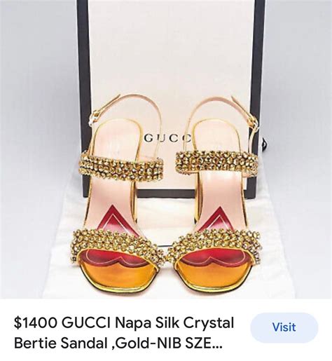 gucci crystal bow sandals|Gucci bertie crystal strappy sandals.